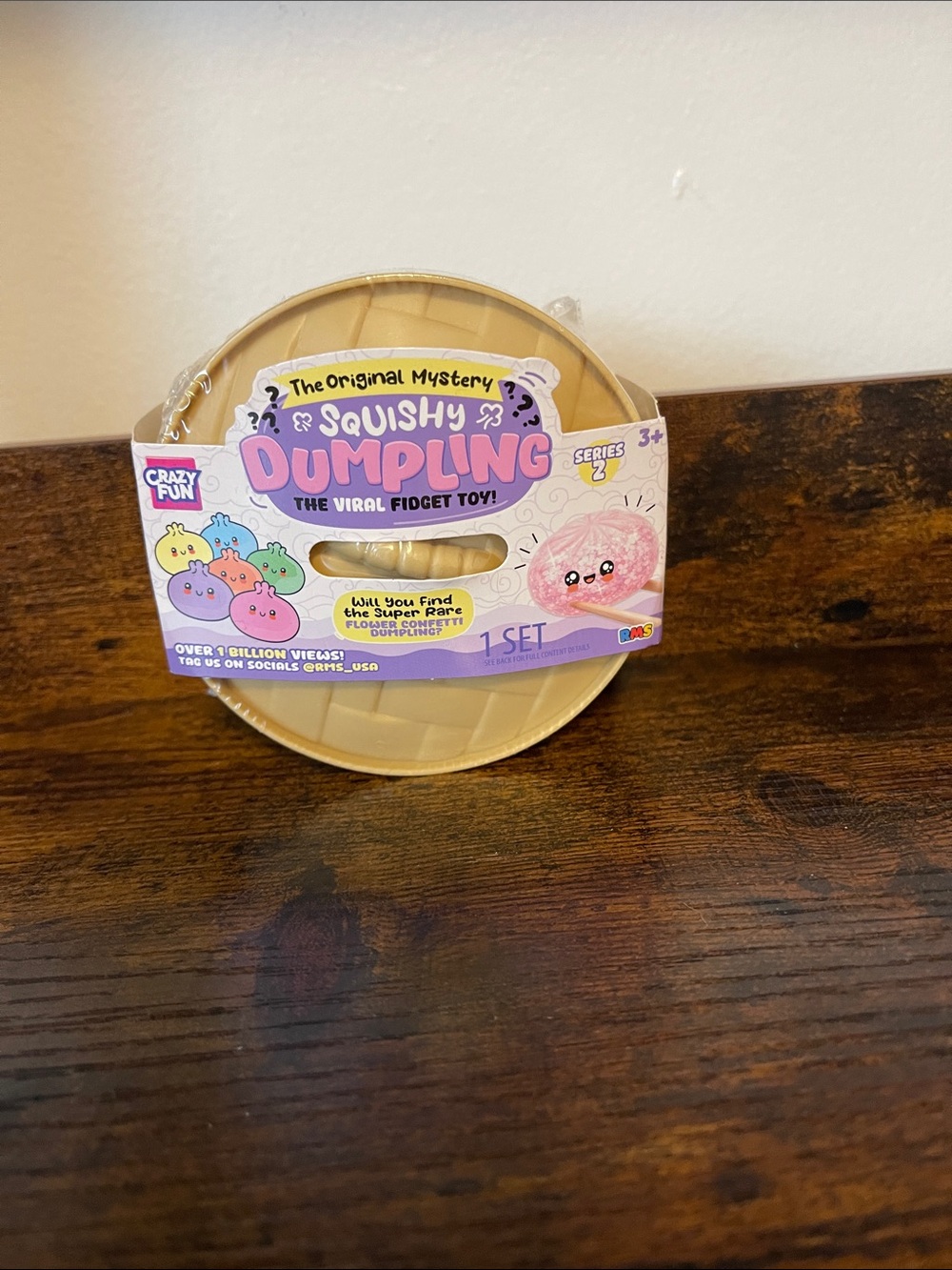 Squishy Dumpling Kids Toy - Beige